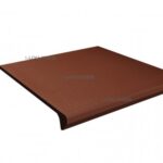 Ступень прямая структурная с капиносом NATURAL ROSA DURO 30x33см. ¶