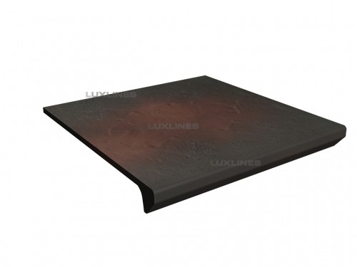 Ступень прямая структурная с капиносом SEMIR ROSA 30×33. Ступень прямая структурная с капиносом SEMIR ROSA 30x33. — изображение 1