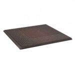 Ступень угловая рефленая структурная SEMIR ROSA 30x30