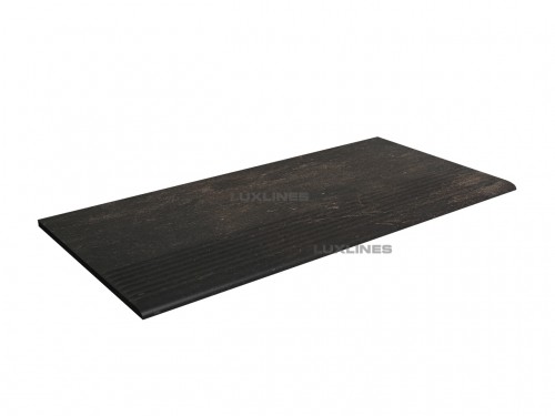 Ступень прямая рефленая структурная SCANDIANO BROWN 30×60см.¶ Ступень прямая рефленая структурная SCANDIANO BROWN 30x60см.¶ — изображение 1