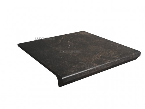 Ступень прямая с капиносом SCANDIANO BROWN 30×33 Ступень прямая с капиносом SCANDIANO BROWN 30x33 — изображение 1