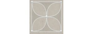 AZA013SG1712 Вставка Туф бежевый светлый матовый 7,7×7,7