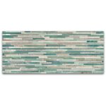 Capri turquoise decor 01 Капри декор бирюза 250х600