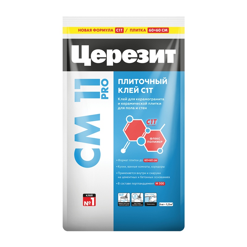 Ceresit CM11/5кг, PRO Плиточный клей 5кг. Ceresit CM11/5кг, PRO Плиточный клей 5кг. — изображение 1