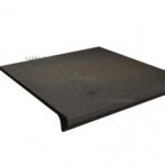 Ступень прямая стуктурная с капиносом SEMIR GRAFIT 30x33см.¶
