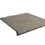 Ступень прямая с капиносом рифленая VIANO GRYS 30x33