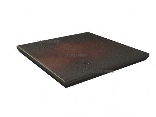 Ступень угловая структурная с капиносом SEMIR ROSA 33×33 Ступень угловая структурная с капиносом SEMIR ROSA 33x33 — изображение 1
