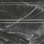 FMA034R Плинтус Коррер чёрный глянцевый обрезной 30x15