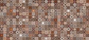 Настенная плитка Hammam HAG111D корич рельеф 20×44